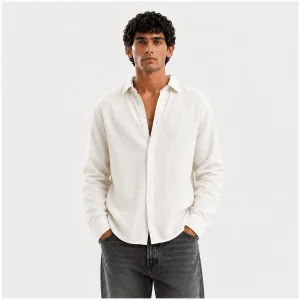 The Canvas White Irish Linen Shirt By Kalakar Pakistan